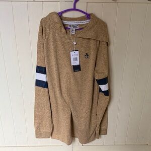 Original Penguin mustard Hoodie —  NWT